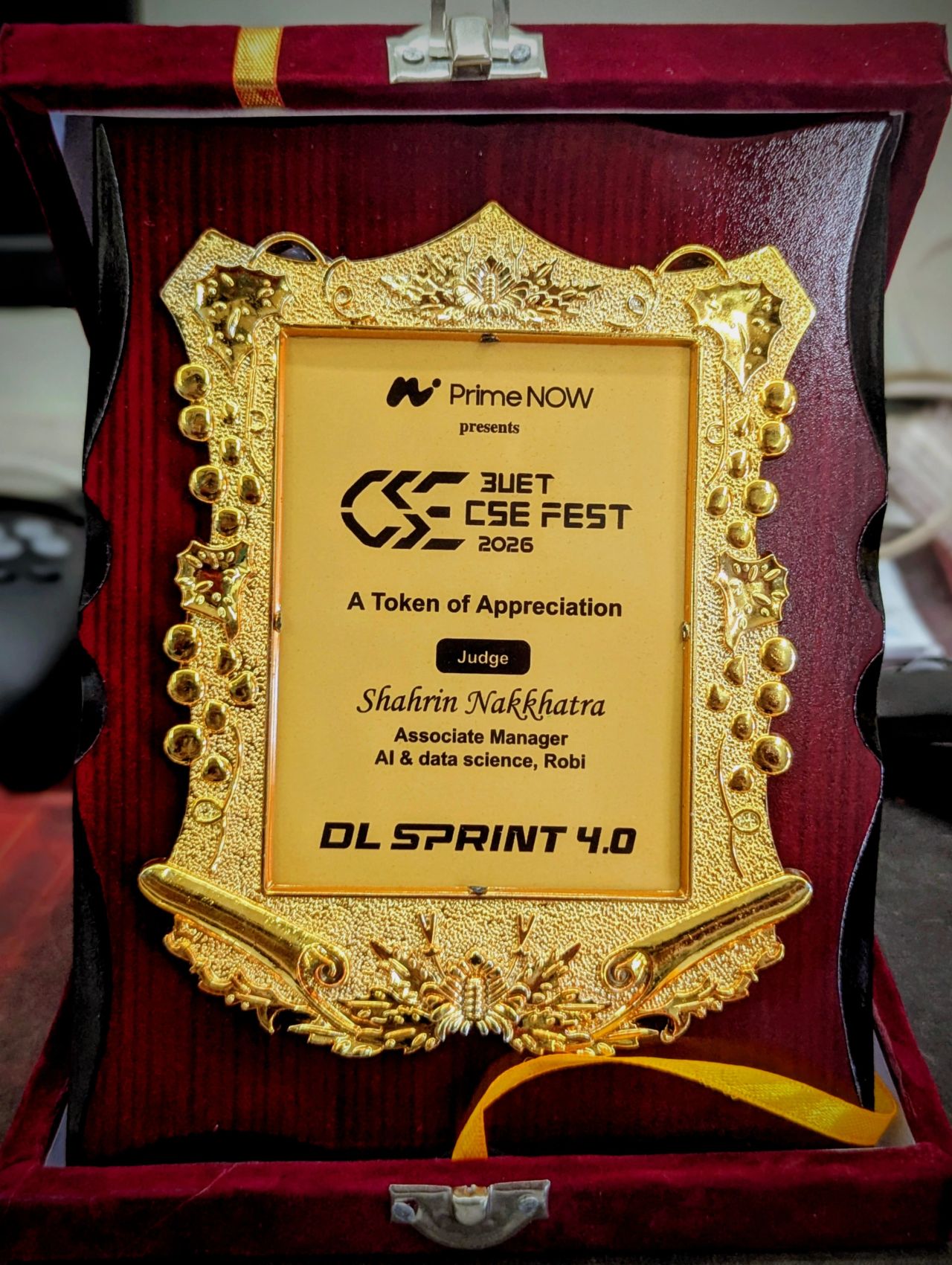 Judge at DL Sprint 4.0, BUET CSE Fest — image 1